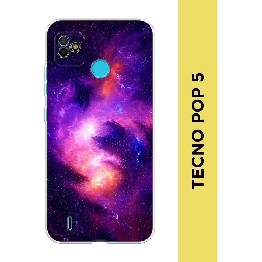 Силиконовый чехол на Tecno POP 5 / Текно Pop 5 "Космос 4" #1