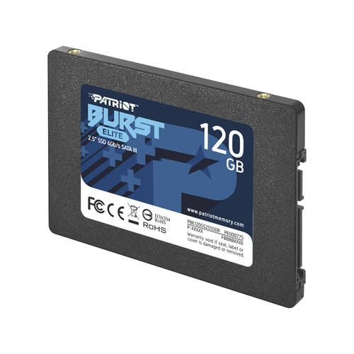 Patriot Memory 120 ГБ Внутренний SSD-диск 120 ГБ, 450 Мбайт/сек, 50 ТБ ([PBE120GS25SSDR])  #1