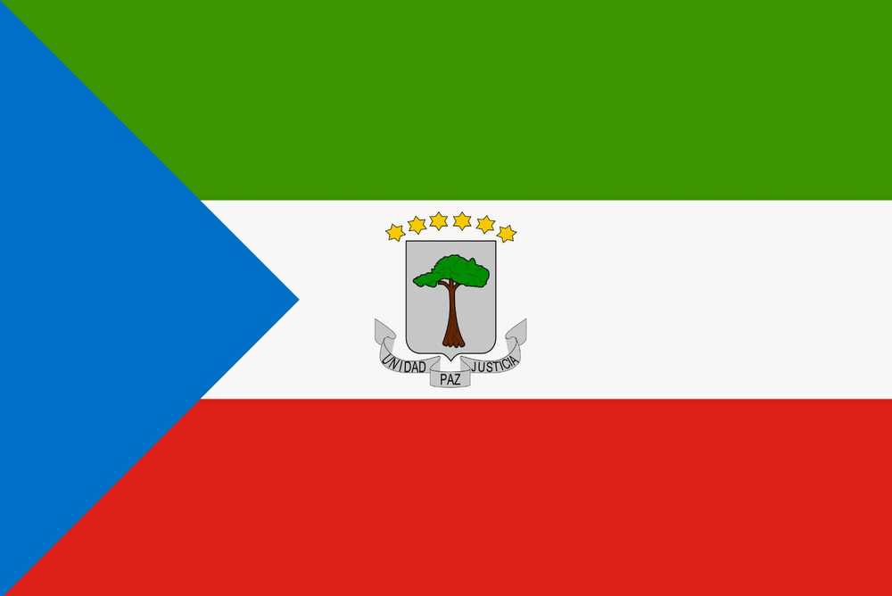 Флаг Экваториальной Гвинеи 80х120 см с люверсами #1
