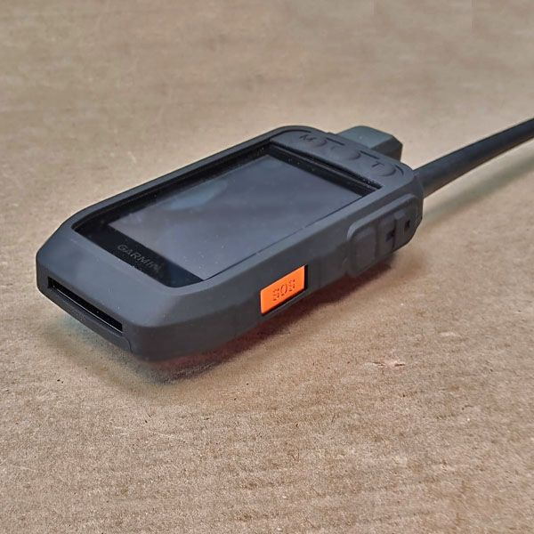Чехол для Garmin Alpha 200i / 300i силиконовый противоскользящий бампер открытый GPS (черный)  #1
