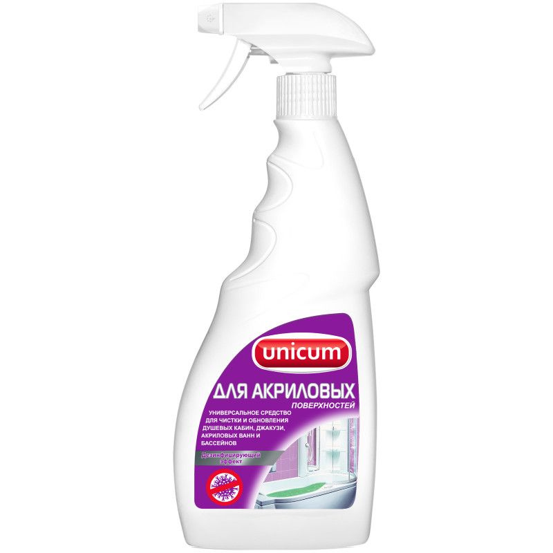 Средство чистящее Unicum для акриловых поверхностей, 500мл #1