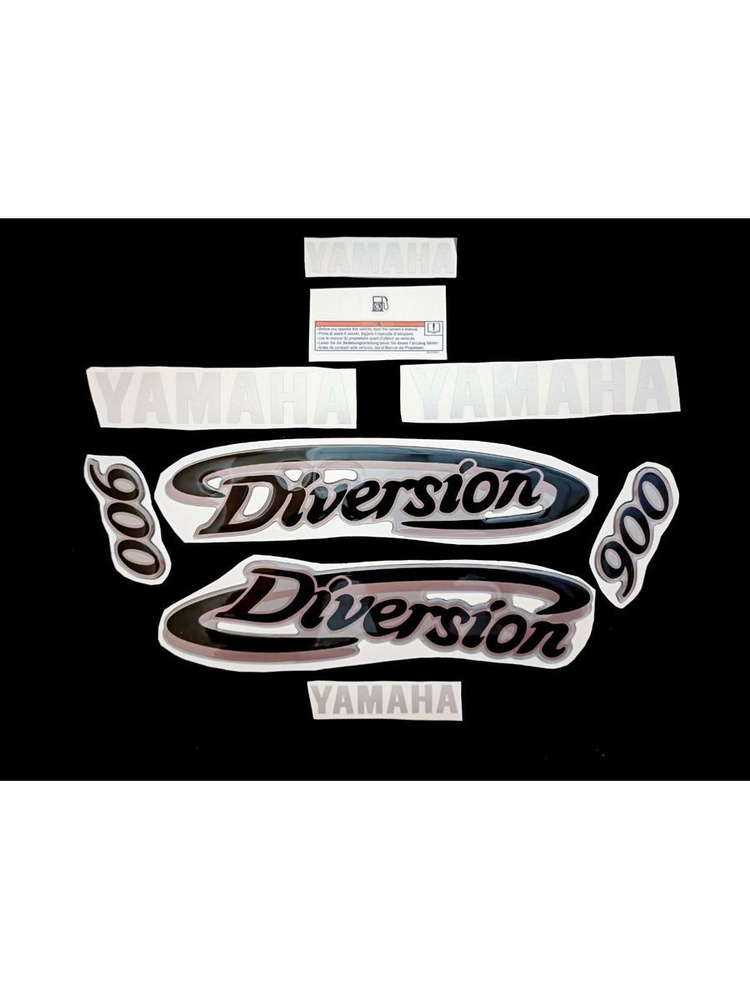 Наклейки для Yamaha Diversion 900 silver #1