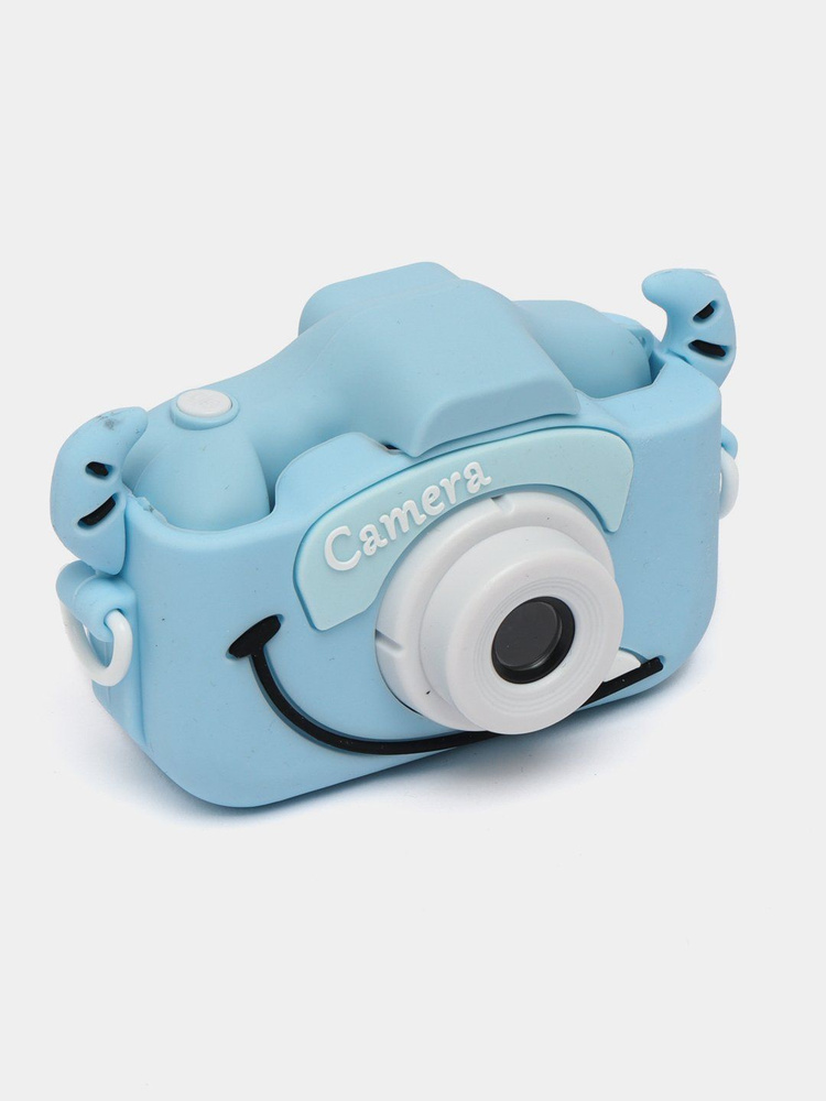 Детский цифровой фотоаппарат для девочек с селфи камерой, котик (розовый)  #1