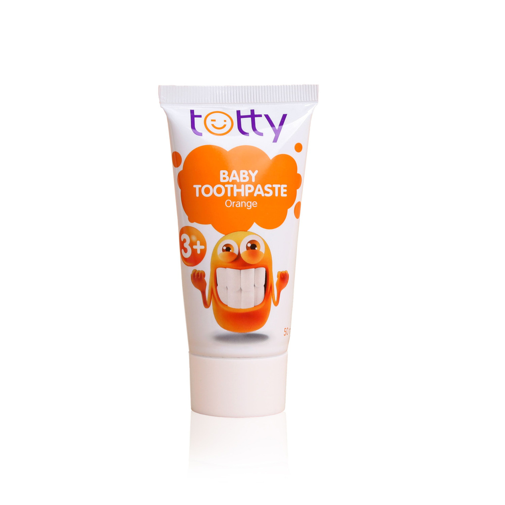 Детская зубная паста Totty со вкусом апельсина 3+, 50 мл #1