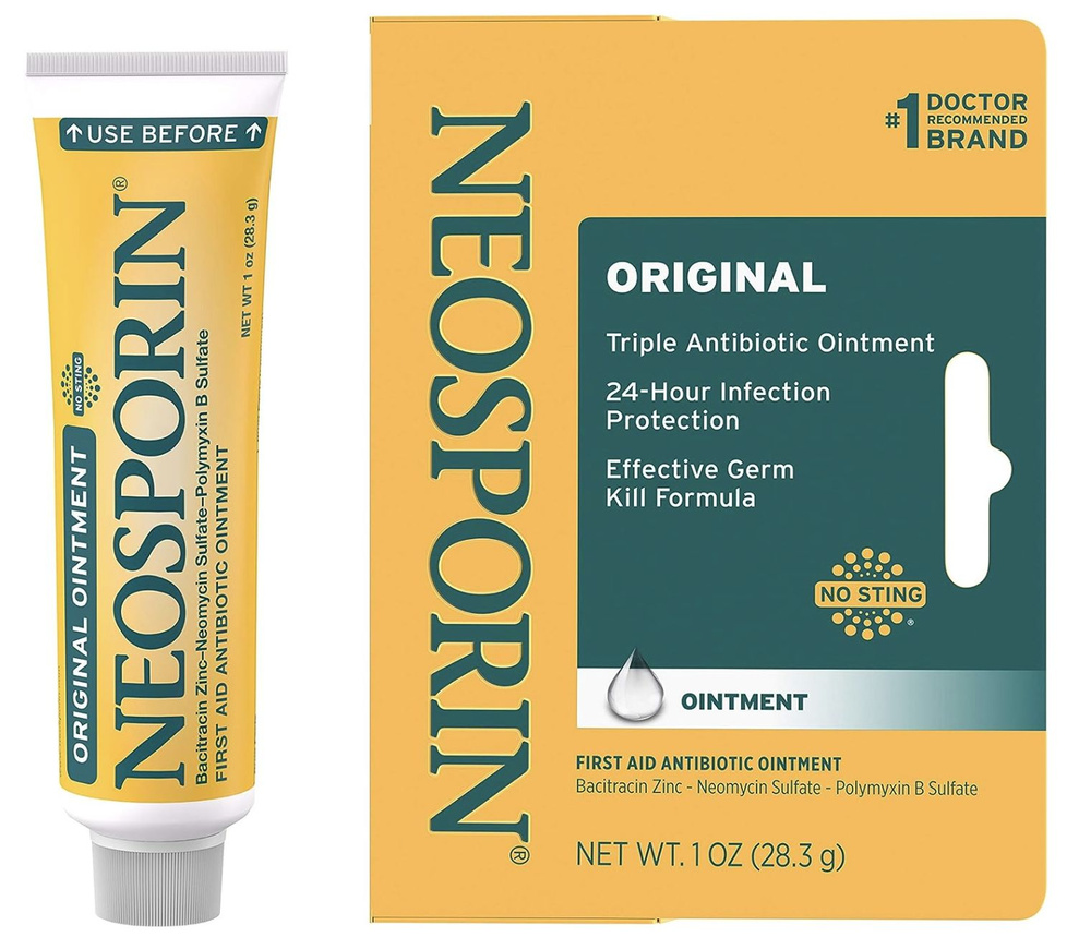 Neosporin Классический крем Неоспорин заживляющий от инфекций cream обезболивающий , успокаивает снимает #1
