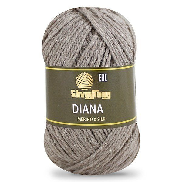 Пряжа ShveyTorg ШвейЮгТорг Diana 92408 (5 мотков по 50 грамм-200м./80% мериносовая шерсть; 20% шелк) #1