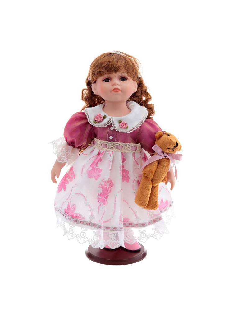 Кукла фарфоровая коллекционная Remecoclub Катенька, 35 см #1