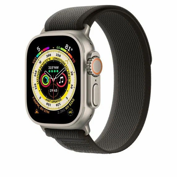 Нейлоновый тканевый ремешок "Trail Loop" для Apple Watch Series 1-8 и Ultra - 42/44/45/49 мм (эпл вотч), #1