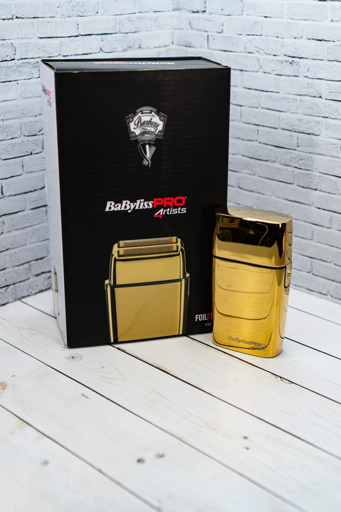 BaByliss PRO Электробритва шейвер Gold 4rtists, золотой #1