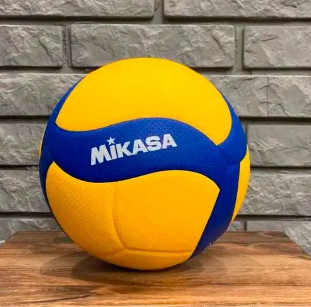 Mikasa Мяч волейбольный, 5 размер, белый #1