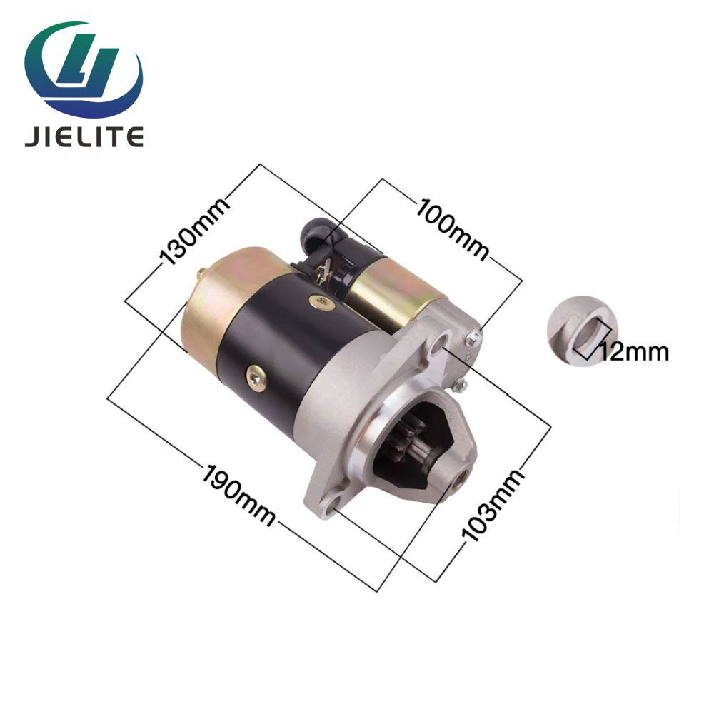 0,8KW 12V QD114A Дизельный генератор Стартер Медь 186F 188F 192F ...