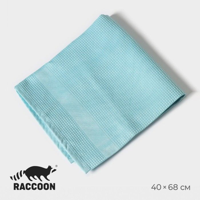 RACCOON Салфетки для уборки, Голубой, 40 х 68 см #1