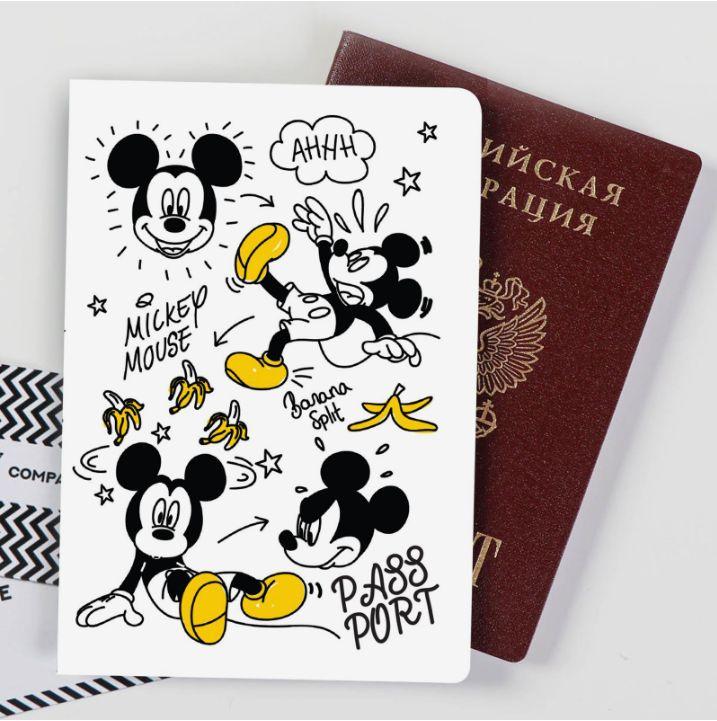 Обложка на паспорт Disney Микки Маус, обложка для паспорта  #1