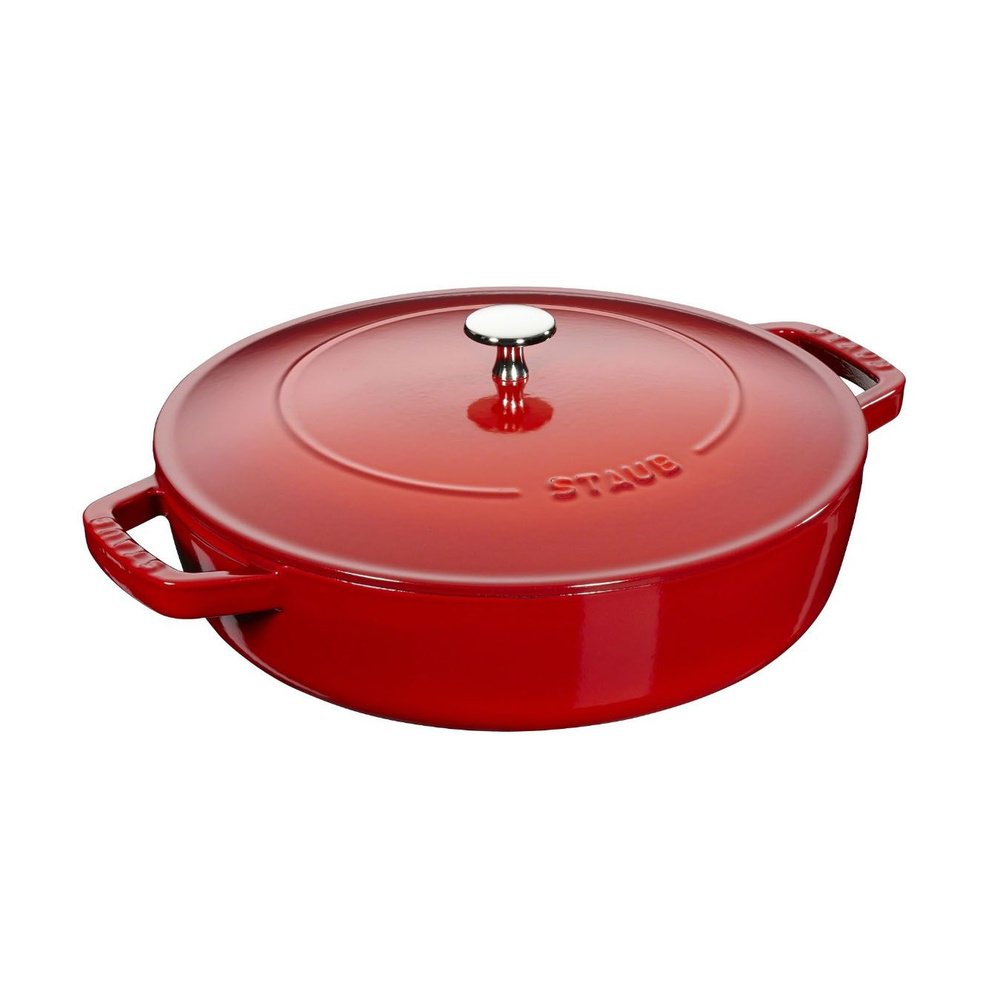 Сотейник Staub "Чистера" с крышкой, цвет: вишневый, 2,4 л #1