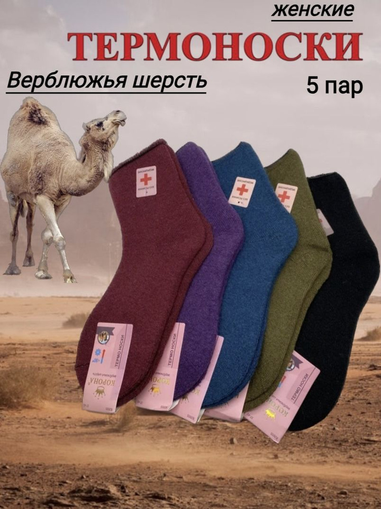 Комплект женских носков, 5 пар. Медицинские носки без резинки. - купить ...