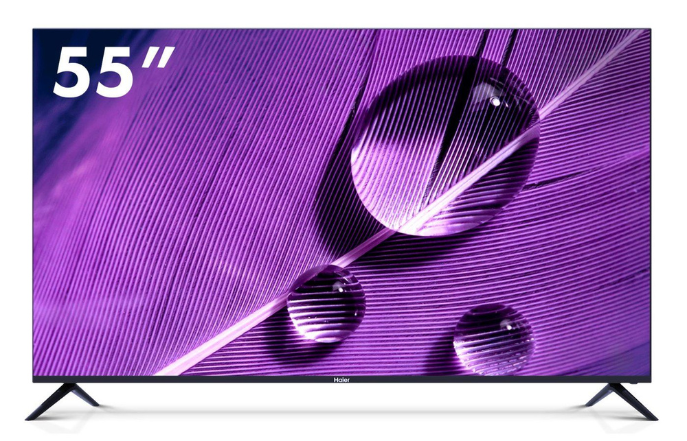 Haier Телевизор 55 SMART TV S1 55" 4K UHD, черный #1