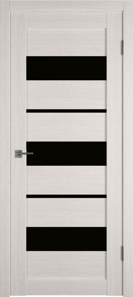 Владимирская Фабрика Дверей Дверь межкомнатная Белёный дуб, МДФ, 600x2000, Со стеклом  #1
