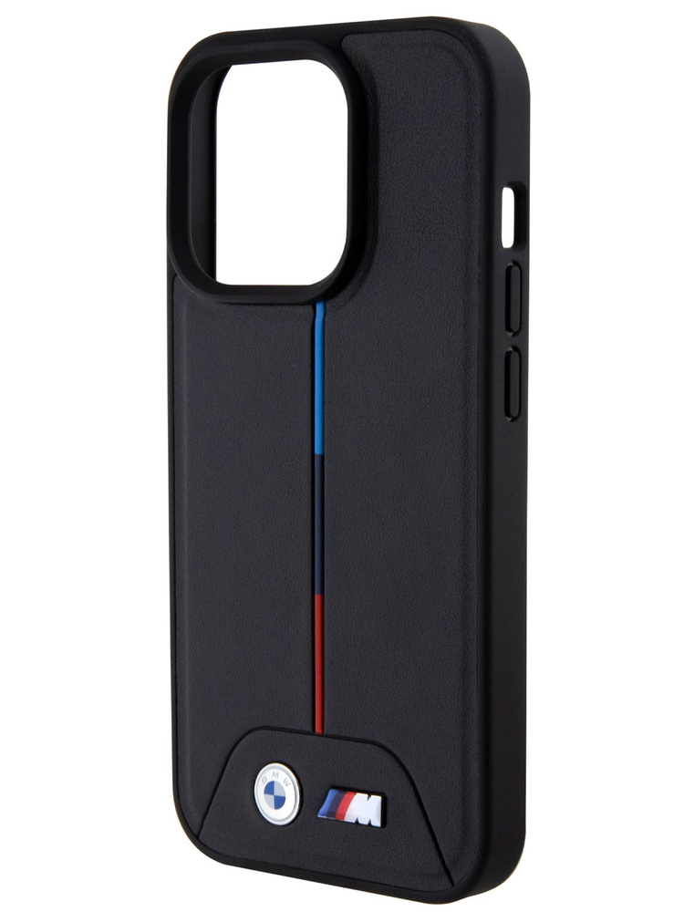 Чехол BMW PU M-Collection Magsafe на iPhone 15 Pro Max / для Айфон 15 Про Макс из экокожи, с функцией #1