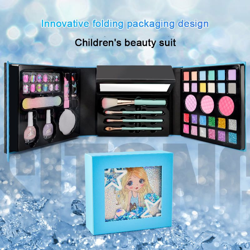 Набор детской декоративной косметики для макияжа в подарочной коробке Little Princess от Zyra Toys, тени #1
