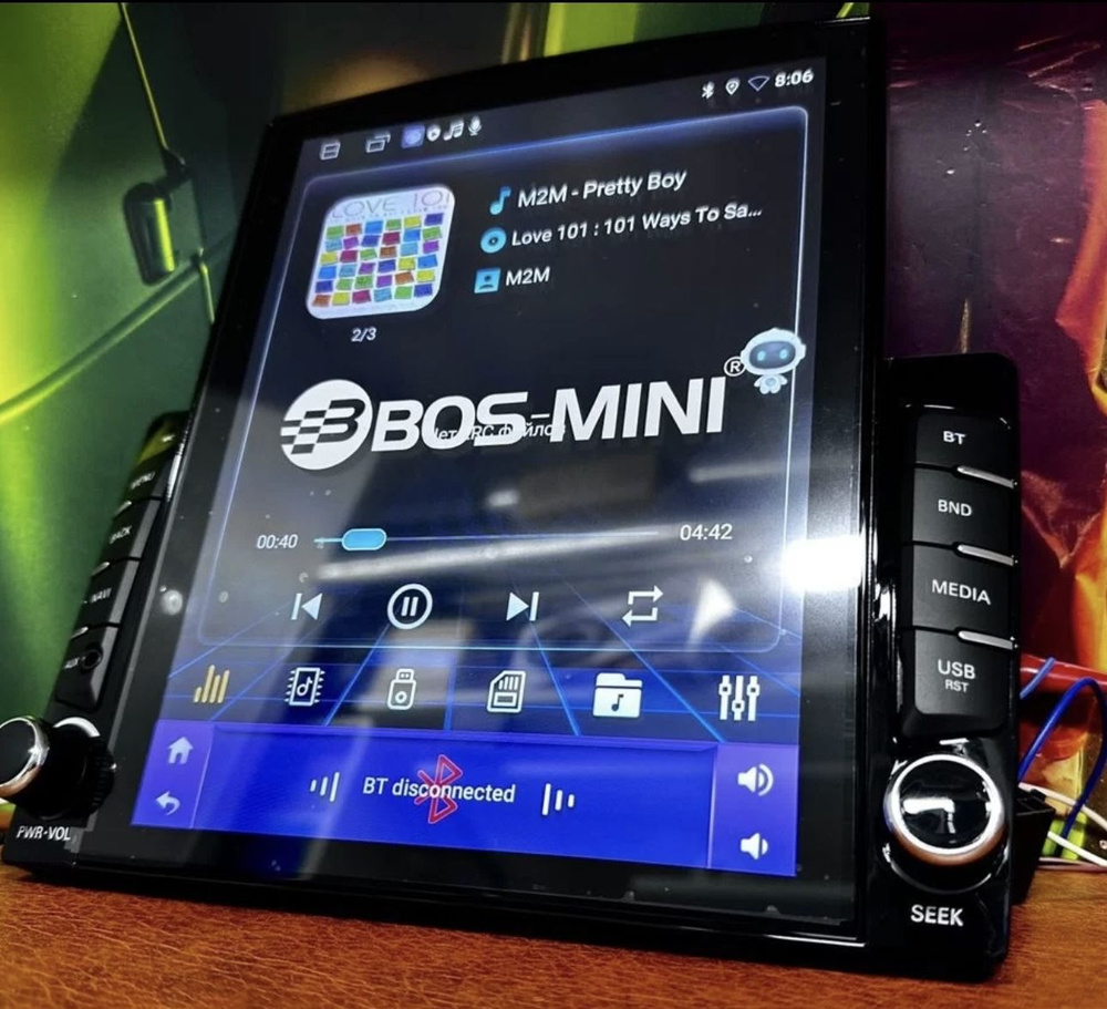 Автомагнитола Android 4/64GB. Стиле TESLA Bos-Mini A9,7.CarPley,GPS,Wi ...