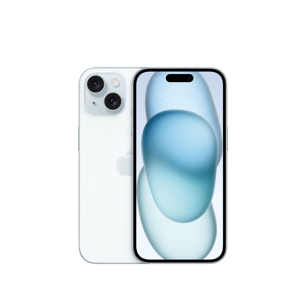 Apple Смартфон iPhone 15 6/256 ГБ, синий. . Уцененный товар #1