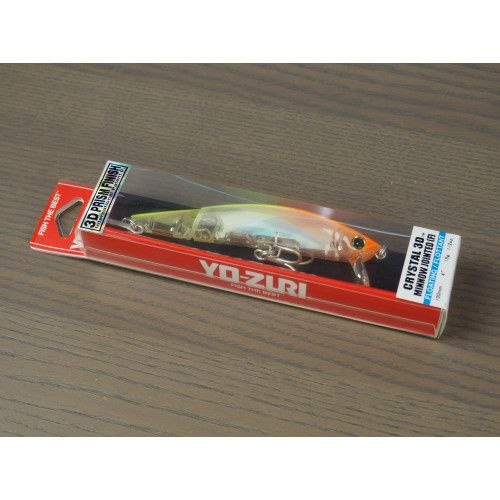 воблер для рыбалки Yo-Zuri Crystal 3D Minnow Jointed 10см 15гр F1096 C57 #1