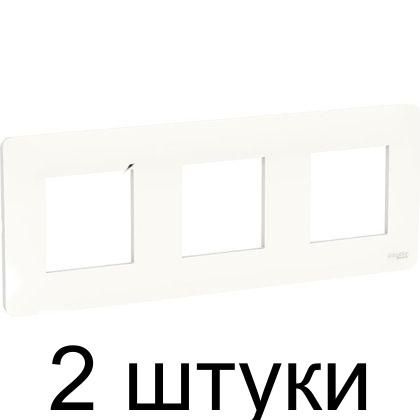 Рамка для выключателя Schneider Electric Unica NU200618 - 2 штуки #1