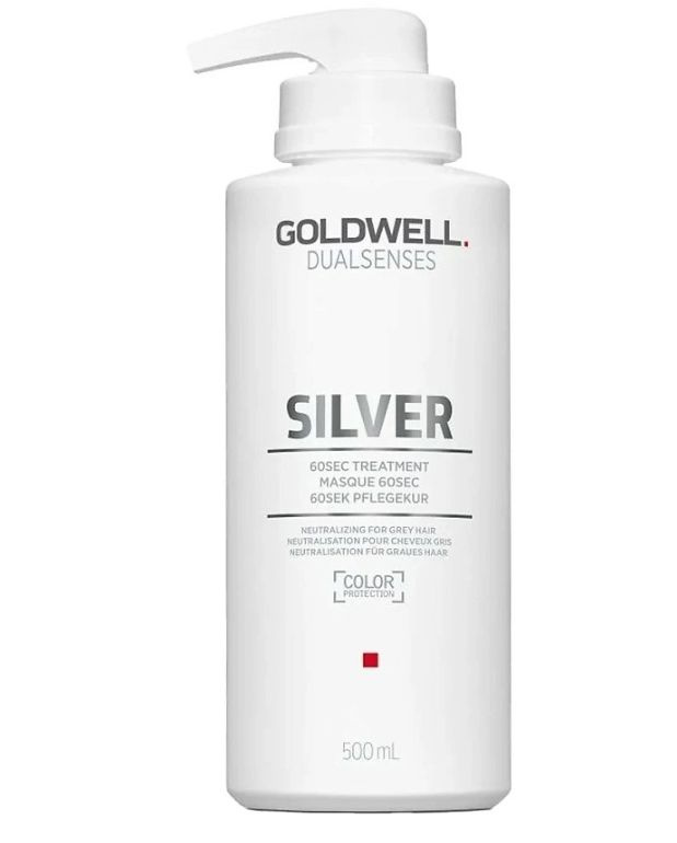 GOLDWELL Маска для седых волос Dualsenses Silver 60 Sec Treatment, 500 мл #1