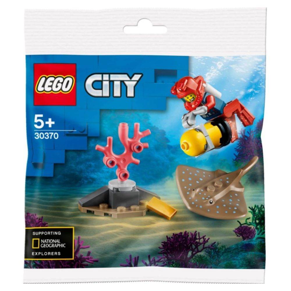 Конструктор LEGO City 30370 Дайвер #1