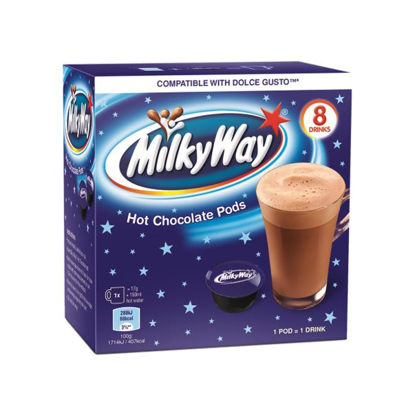 Горячий шоколад Milky Way, 8 капсул х 17 г #1