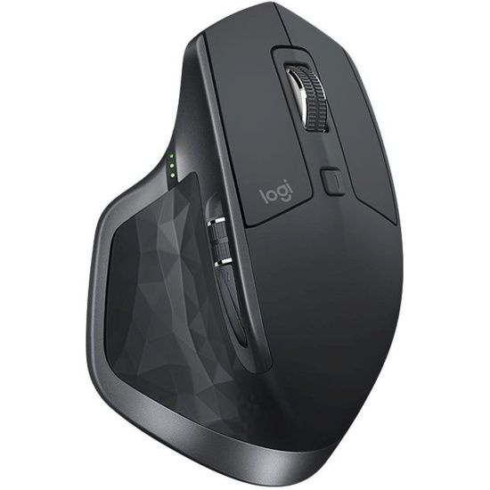 Мышь Logitech MX Master 2S /910-005966 910-005139, лазерная, беспроводная, 4000 dpi, USB, черный, серый #1