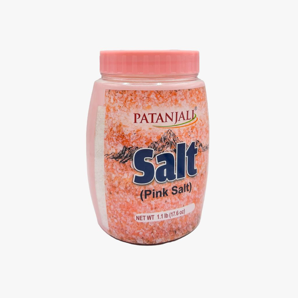 Гималайская розовая соль, Патанджали, Patanjali, 1кг #1