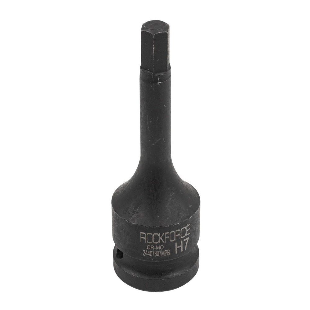 Головка-бита 6-гранная ударная 7мм,1/2'' RockForce RF-24407807MPB #1