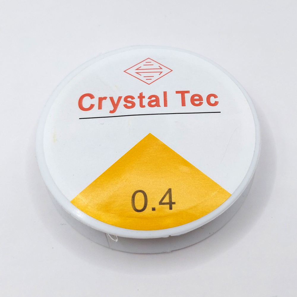 Резинка для браслетов Crystal Tec 0.4 мм (20 м) прозрачная, 1 штука  #1