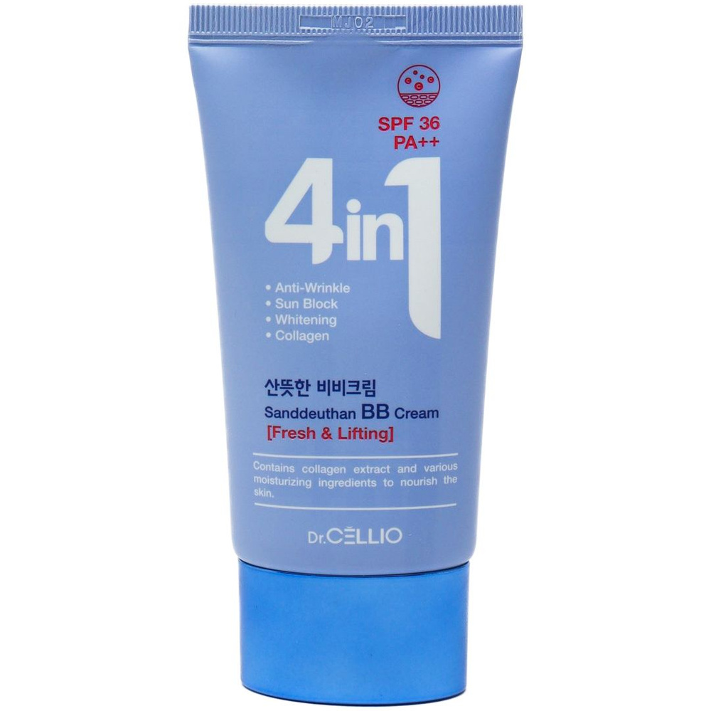 Dr.Cellio BB-крем для лица тройного действия 4 in 1 Sandeunhan BB Cream SPF36 PA++, 50 мл  #1