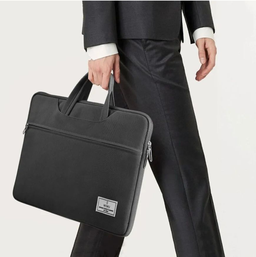 Сумка для ноутбука WiWU ViVi Laptop Handbag для Macbook 14, водонепроницаемая - Черная  #1