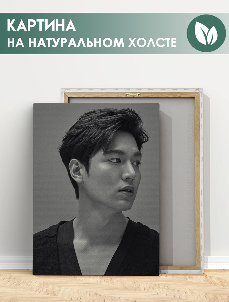 Картина на холсте для интерьера - Ли Мин Хо Lee Min ho Корейский актер (2) 30х40 см  #1