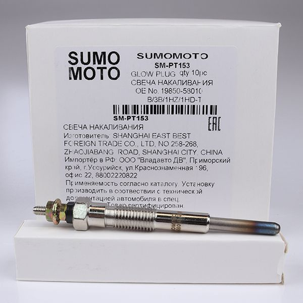 Свеча накаливания Sumomoto SM-PT153 23V; Двигатель B; 3B; 1HZ; 1HD-T #1