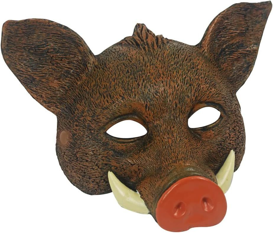 1 шт Маска кабана с изображением животных ужасов на Хэллоуин - купить ...