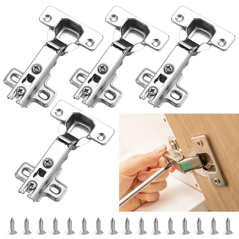 Петли пружинные для дверей шкафа 4 шт. купить по выгодной цене в ...