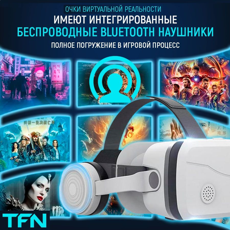 Очки виртуальной реальности TFN VR SONIC white #1