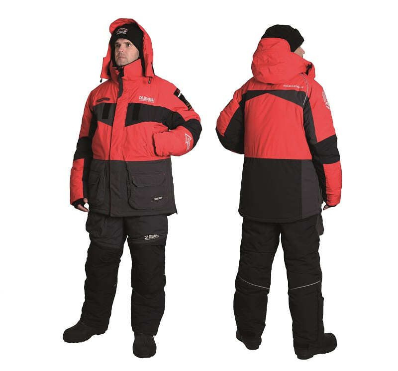 Костюм зимний Alaskan NewPolar 2.0 красный/серый/черный XS (куртка+полукомбинезон)  #1