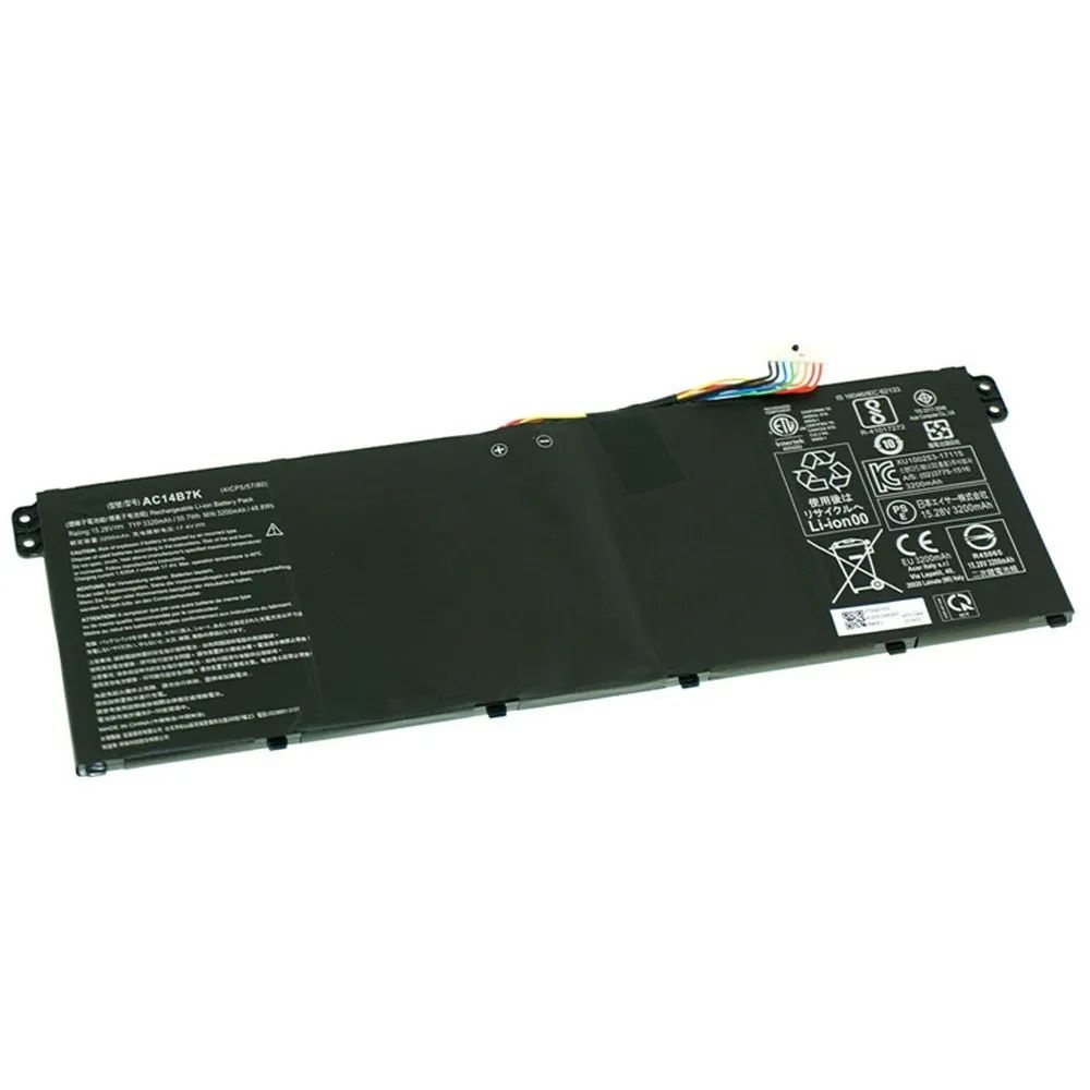 Аккумуляторная батарея для ноутбука Acer AC14B7K Aspire Swift 3, NITRO 5, 15.28V 3200mAh 48.8Wh  #1