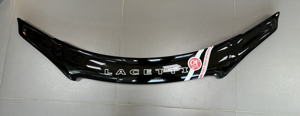 Chevrolet Lacetti Седан/Универсал Дефлектор капота Classic черный #1