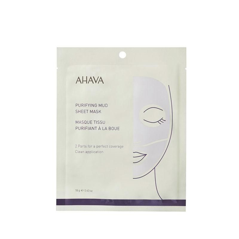 Ahava Mineral Mud Masks Очищающая грязевая тканевая маска для лица 1 шт.  #1