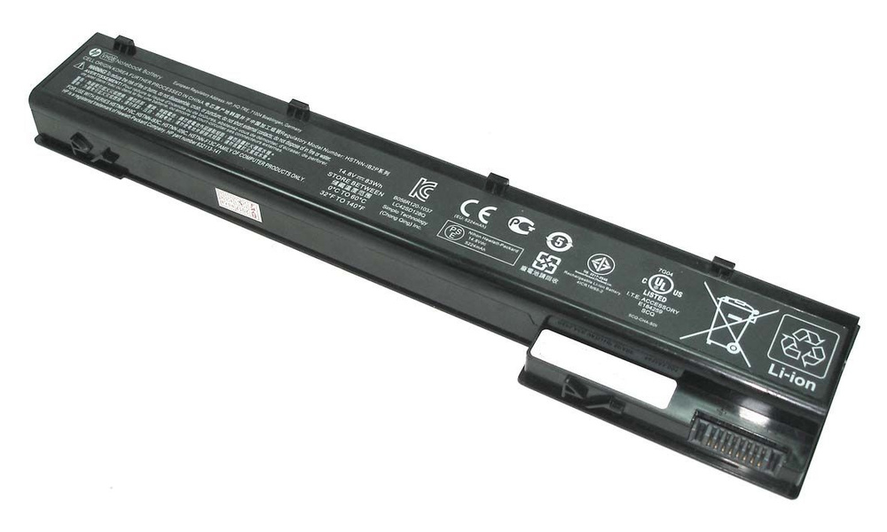 Аккумуляторная батарея для ноутбука HP EliteBook 8570w (VH08) 14.8V 83Wh черная  #1