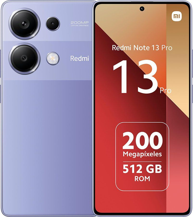 Xiaomi Смартфон Redmi Note 13 Pro 4G (23117RA68G) Global 8/256 ГБ, фиолетовый #1