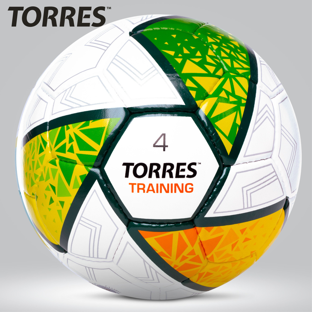 Мяч футбольный размер 4, TORRES Training F323954 #1