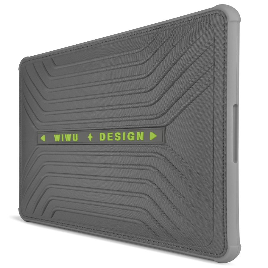 Чехол-папка для ноутбука MacBook Air / Pro 13.3 дюйма WiWU Defender Sleeve Pro - Серый  #1