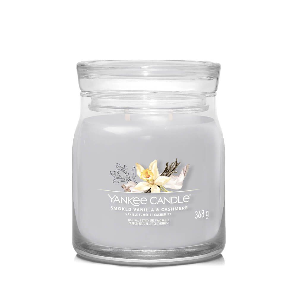 Yankee Candle Свеча ароматическая "Копченая ваниль и кашемир", 11 см х 9 см, 1 шт  #1